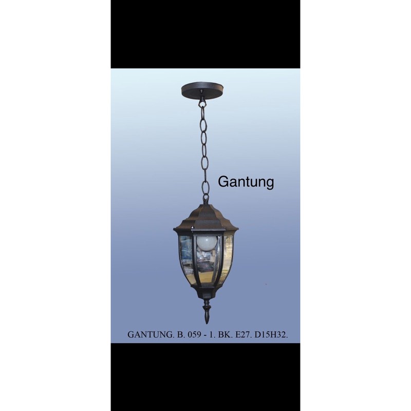 Lampu Dinding/Lampu Outdoor/Lampu Tempel /Lampu Taman/Lampu Tidur / Lampu Pilar/Lampu Antik 059S AB-BK