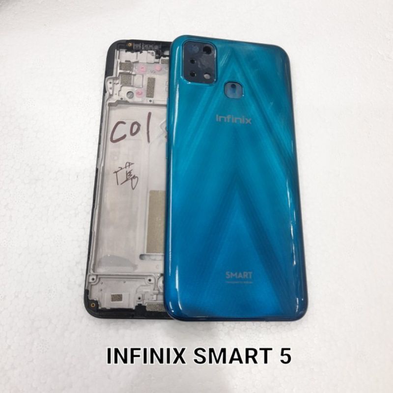 Frame+Backdoor Kesing Casing Housing Fullset Infinix Smart 5 X657 Original