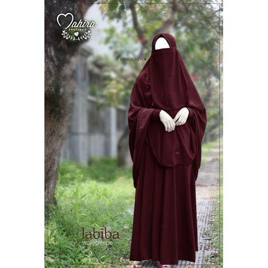 Order Langsung Gamis Labiba (satu set Gamis, Khimar dan Cadar) Limited