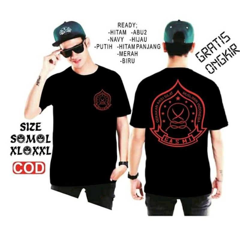 GASMI kaos GASMI kaos PENCAK SILAT GASMI kaos GASMI LIRBOYO kaos GASMI FIGHTER