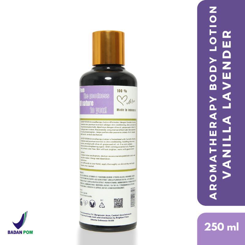 Secret Potion Aromatherapy Body Lotion Brightening Anti Aging-Calm-Vanilla Lavender