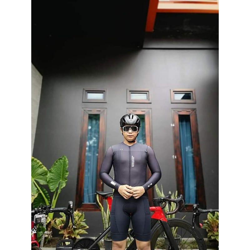 CLIMBER'S BLACK SXB SULTAN ELITE ROAD BIKE JERSEY