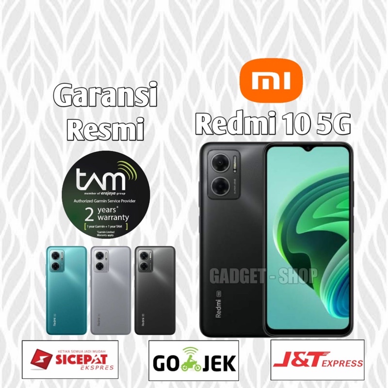 xiaomi redmi 10 5G 4/128 6/128 garansi resmi tam indonesia