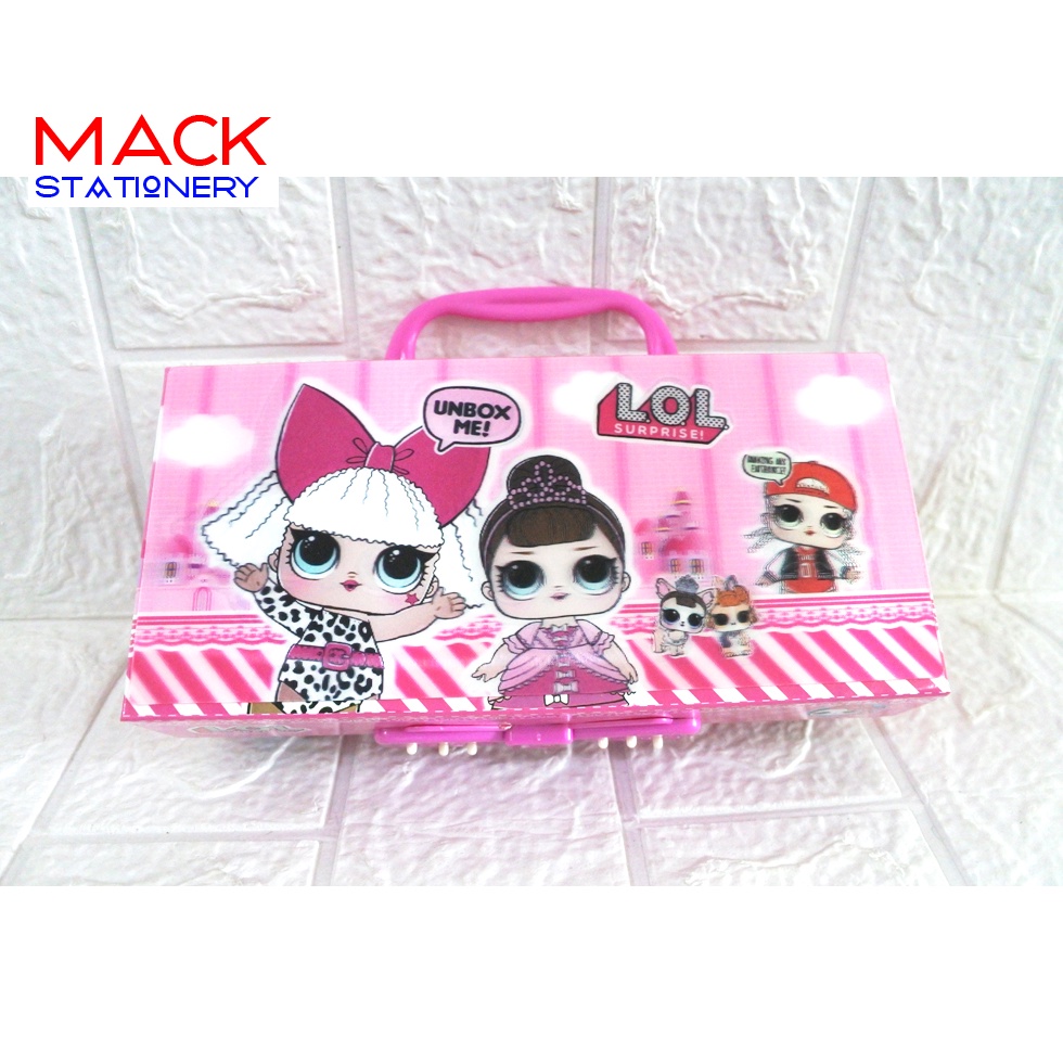 Kotak Pensil Kode 3 Susun 3 Dimensi / Pencil Case kode 3 Tingkat / Tempat Pensil kode-LOL