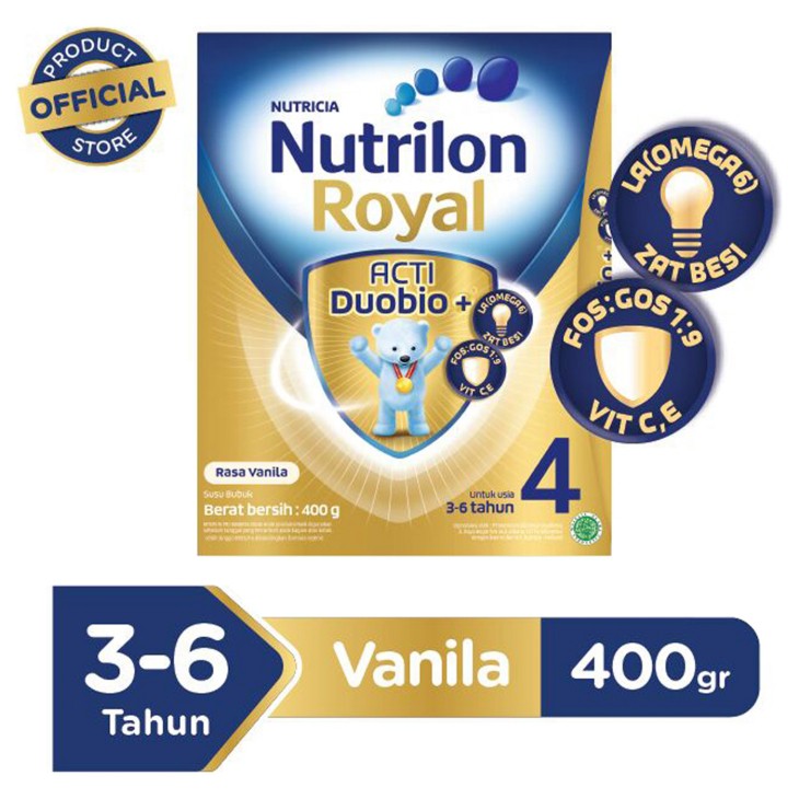 Nutrilon Royal 4 Vanila / Madu 400gr / Toko Makmur Online