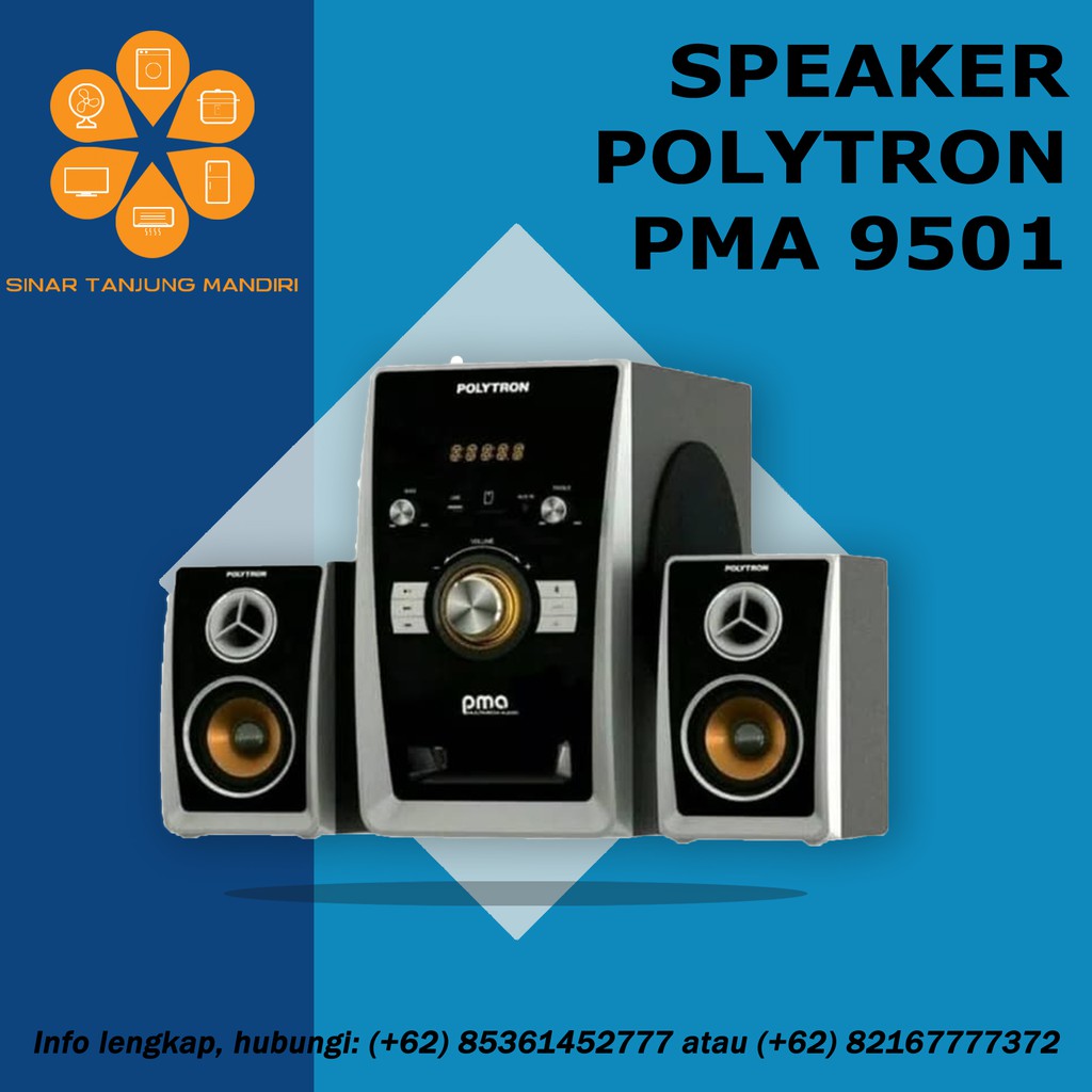 Speaker Aktif POLYTRON PMA 9501 with Bluetooth