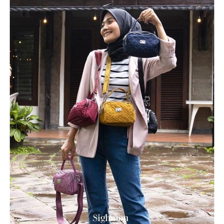 TAS SELEMPANG 1in2 SIGHMON IMPORT COD