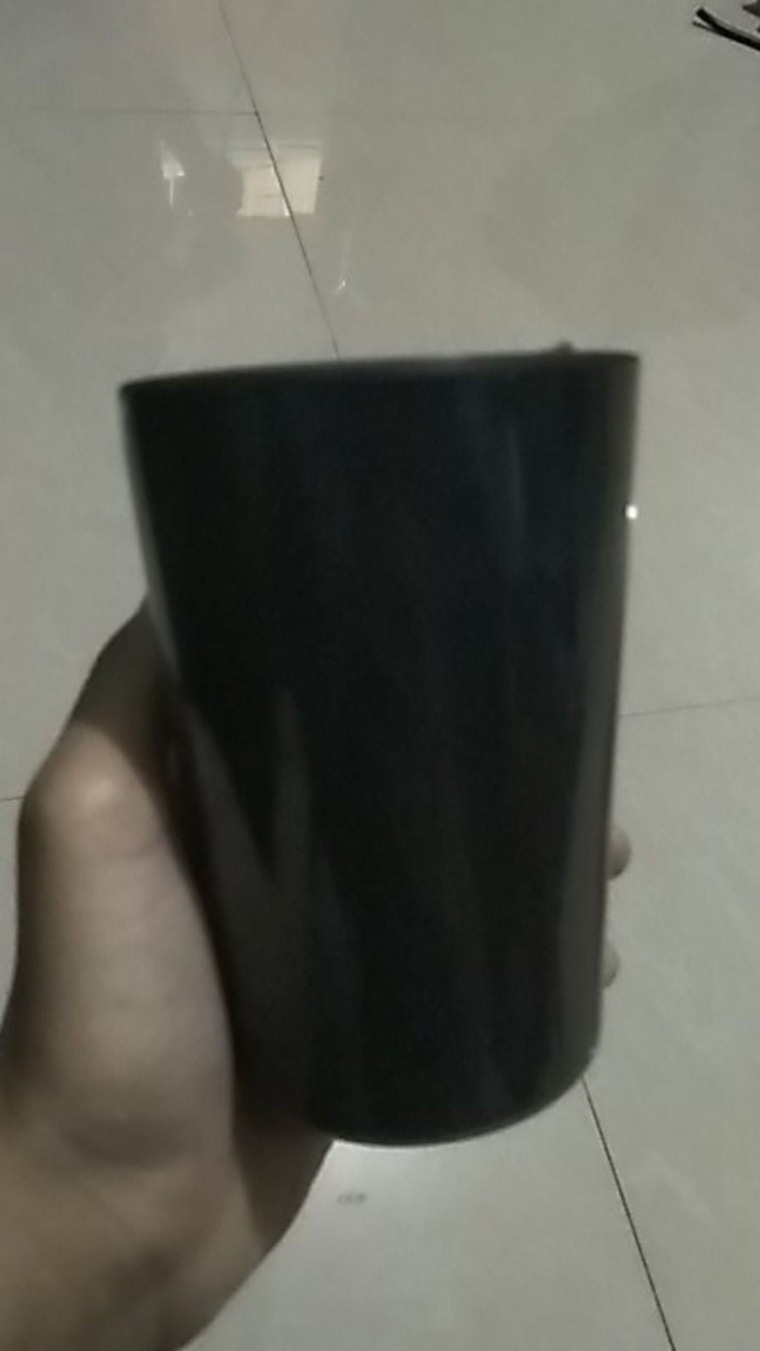 3 Pcs Gelas Melamin Unika - Unica M250 Hitam