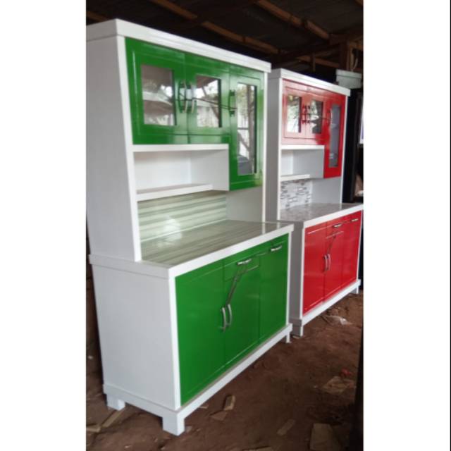 Lemari sayur - lemari dapur - lemari piring - kitchenset -  rak piring