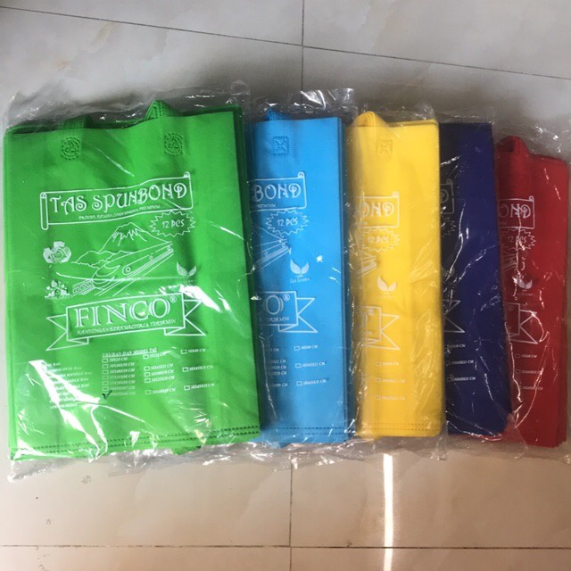 Tas Spunbond 25x35x8cm isi 12pcs