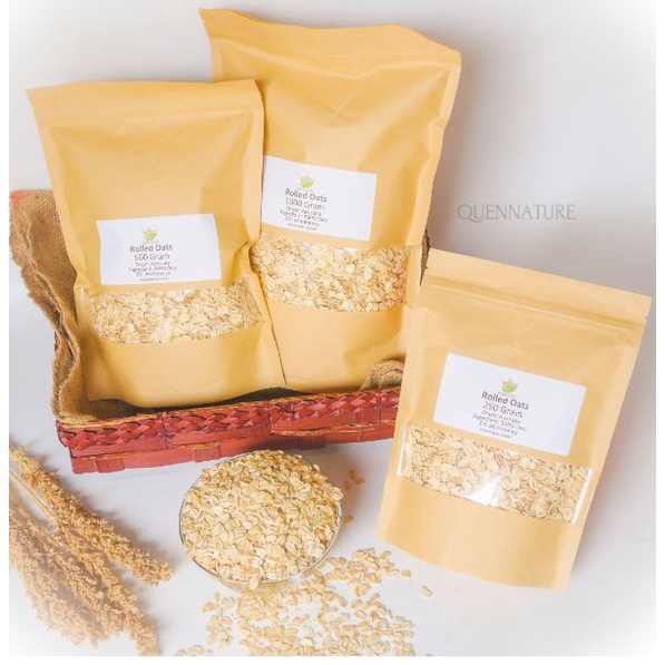 Oats/ Australian Rolled Oats/ Roll Oat /Oat Giling / Menir Gandum Kasar 500G