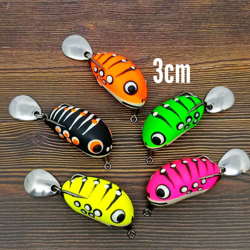 soft frog 3cm unik/casting gabus/ sf/softfrog/ umpqn gabus