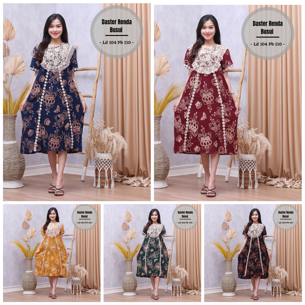 MINI DRESS RENDA SULTAN | DASTER RENDA | DASTER SULTAN | DASTER BATIK PEKALONGAN