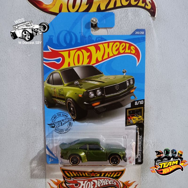 Hot Wheels EROR Mazda RX3 Greddy Polos No Tampo Hobi Mainan Mobil Kolektor Diecast Langkah Rare
