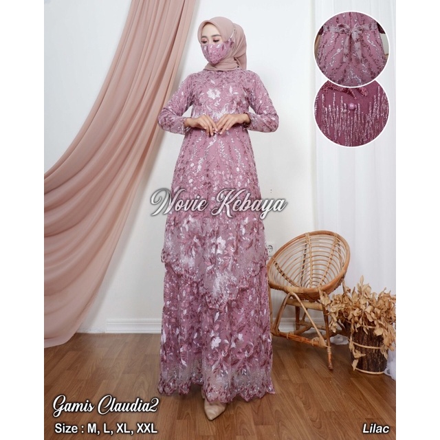 Gamis TINGKAT RUNCING CLAUDIA 2