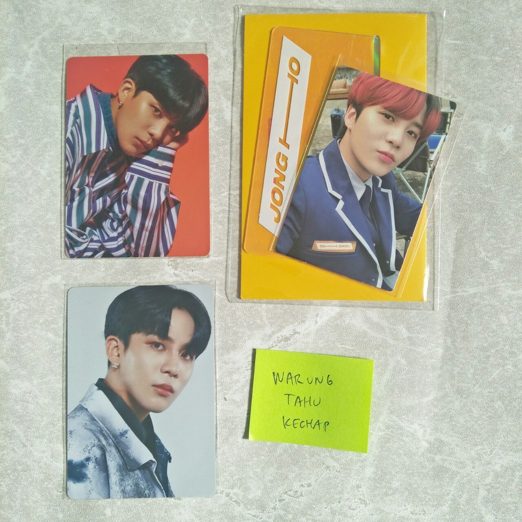 PC Jongho Japan Map To Answer MTA A Z, Fever merchandise -  Ateez Photocard