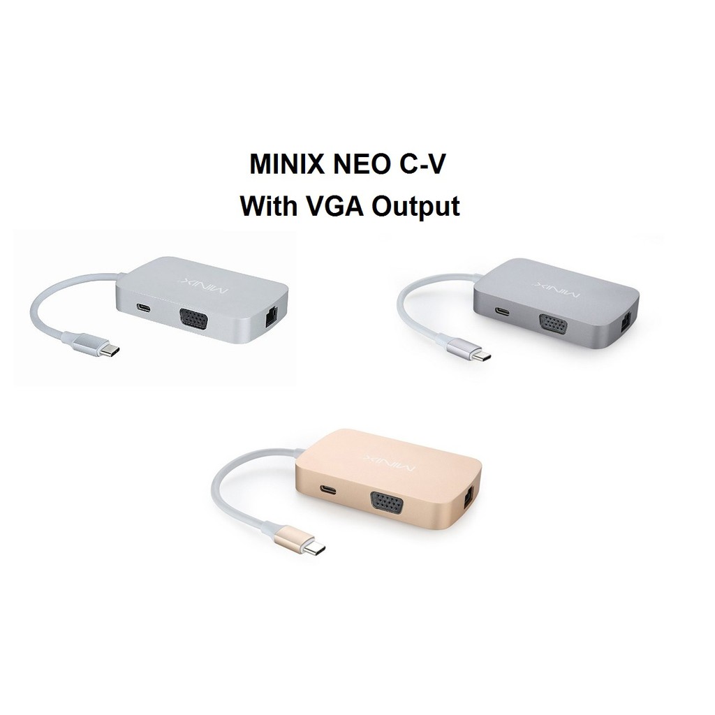 MINIX NEO C-V - 7-in-1 USB-C Multiport Adapter