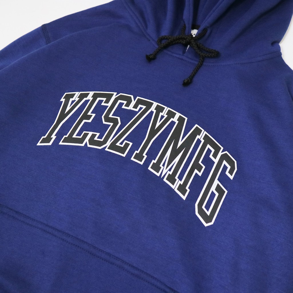 YESZY.MFG Hoodie Navy Ancient F. Black White