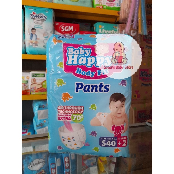 Baby happy pants/ Baby happy M/ Baby happy L/ Baby happy Xl/ Pampres tanpa iritasi