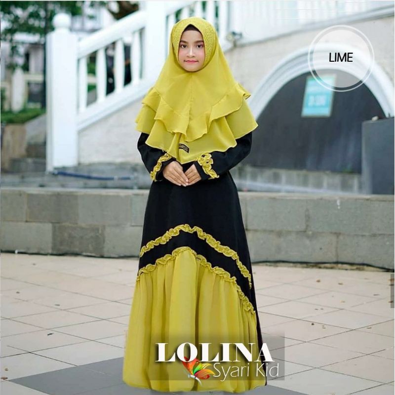 Baju Gamis Muslim Terbaru 2020 Model Baju Pesta Wanita kekinian Bahan Corneli Kekinian gaun remaja