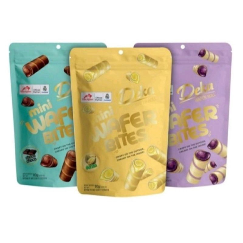 

Deka mini wafer roll bites 80gr