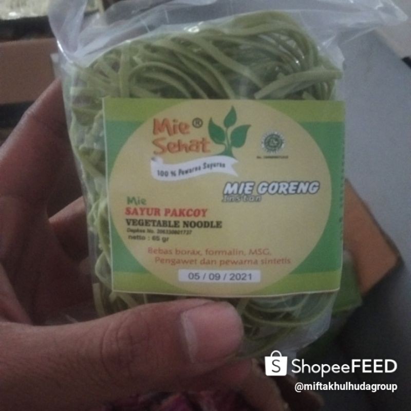 

mie sehat/mie sayur organik