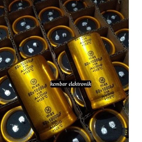 Elco 10000UF 80V Elko 10000 UF 80 V MAX GOLD