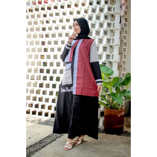 GAMIS HALIDA HANS / GAMIS MUSLIM / BAJU WANITA / GAMIS KEKINIAN / ASLI PEKALONGAN