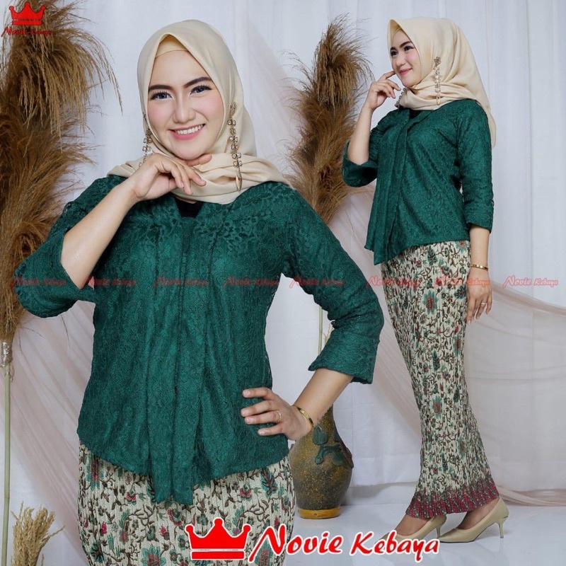 KEBAYA FLOY BROKAT-outfit kebaya floy muslimah-kebaya modern-kebaya wisuda-kebaya pesta