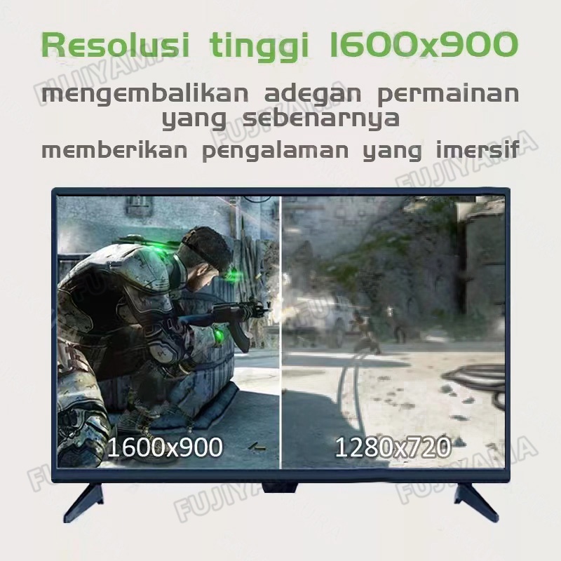 *Fujiyama*  Digital TV LED TV 22 INCH HD Ready FHD TV  Monitor Pc/Gaming/Komputer TV  Murah TV