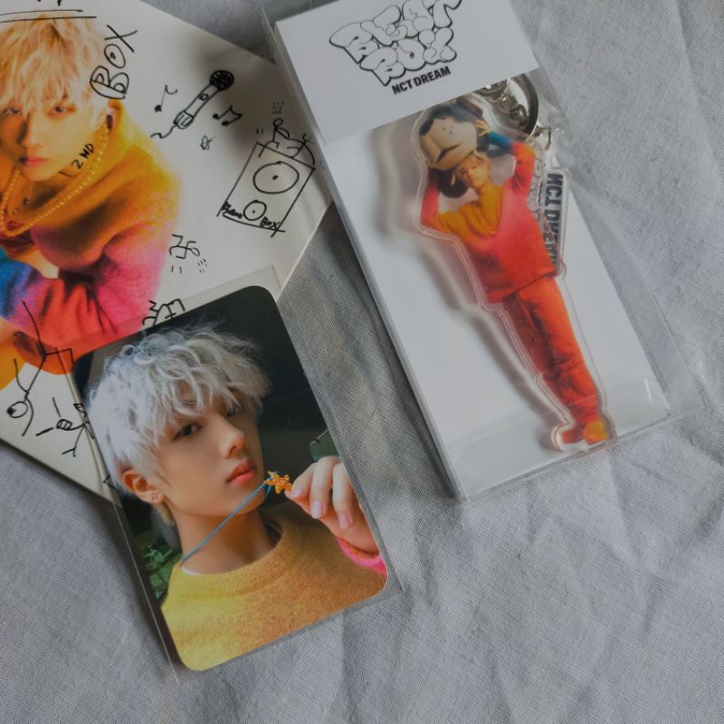 jisung jeno acrylic keyring+pc beatbox set