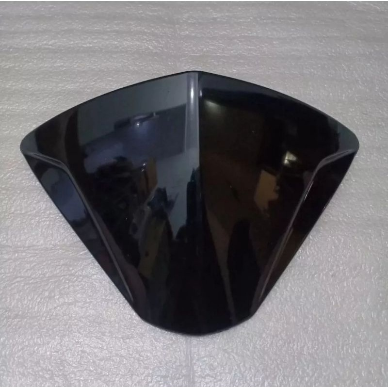 Visor yamaha jupiter mx old mx lama bahan tebal warna hitam kilap plus lem 3m double tape pnp