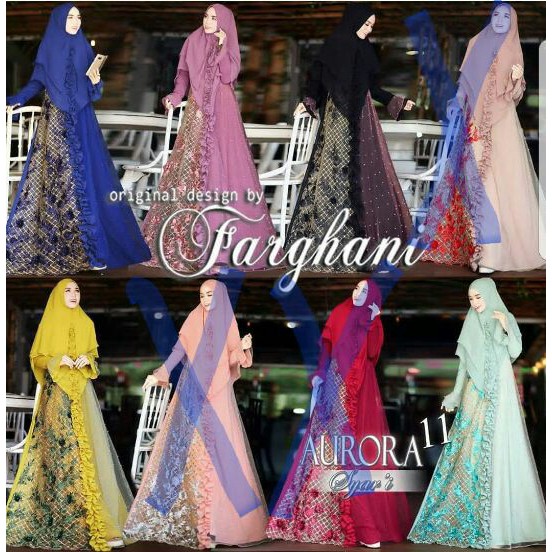 GAMIS SYARI 100% ORIGINAL BRANDED BY FARGHANI AURORA 11