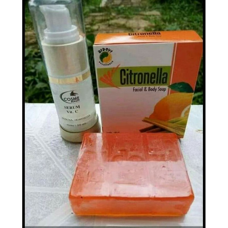 paket murah serum cosme dan sabun citronella