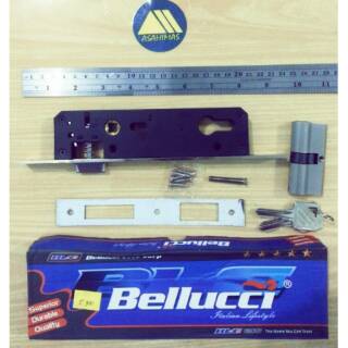Lockcase Mortise Body Kunci Pintu Alumunium Backset 30mm Lockcase Mortise Body Kunci Pintu Alumunium Backset 30mm