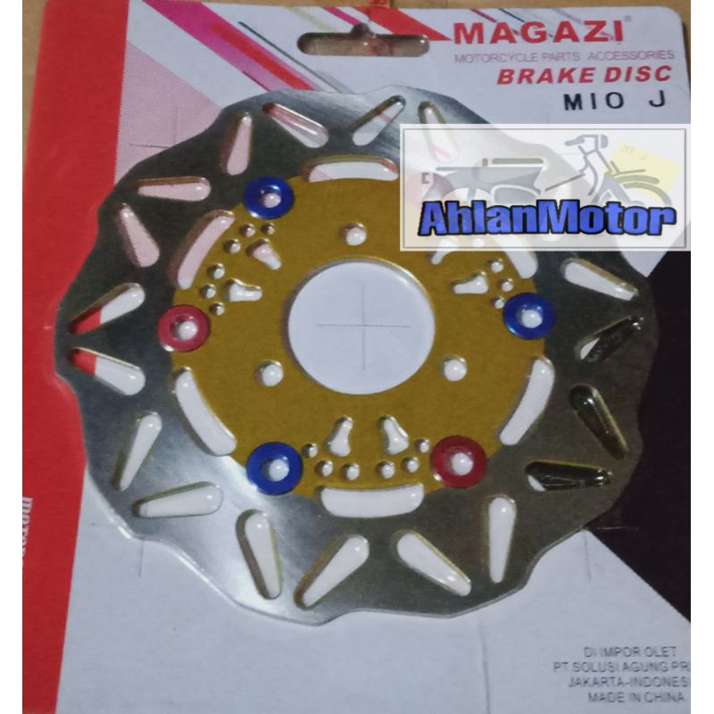 Piringan cakram Depan mio J,mio Soul,mio M3 /Piringan Cakram Depan Mio LUBANG 3