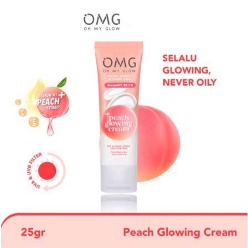 Omg peach glowing cream 25gr