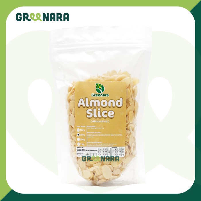 

Almond Sliced Natural 250gr - BARU