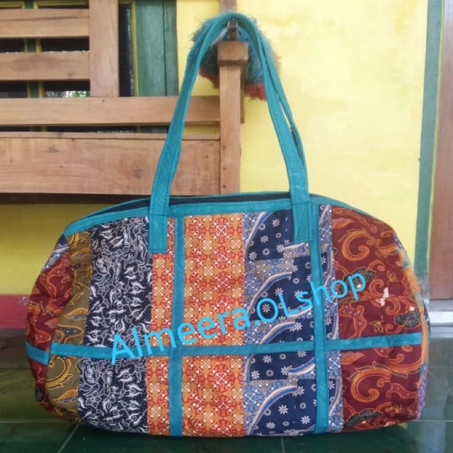 tas travel / tas jinjing kain batik perca