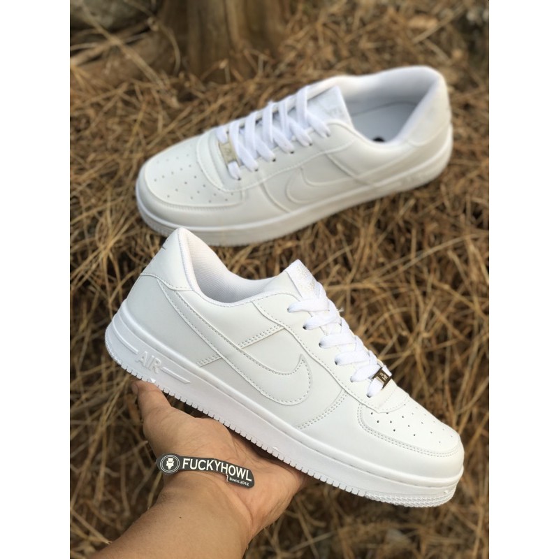 [BISA COD] Nk Air Force 1 Low Fullwhite Premium