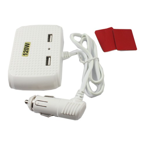 IN CAR CHARGING - USB AND 3 SOCKETS 120 W