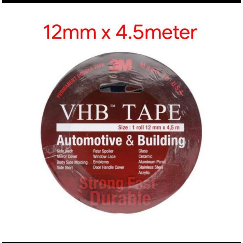 

Lem 3m original VHB double tape lem 3m 12mm x 4.5m