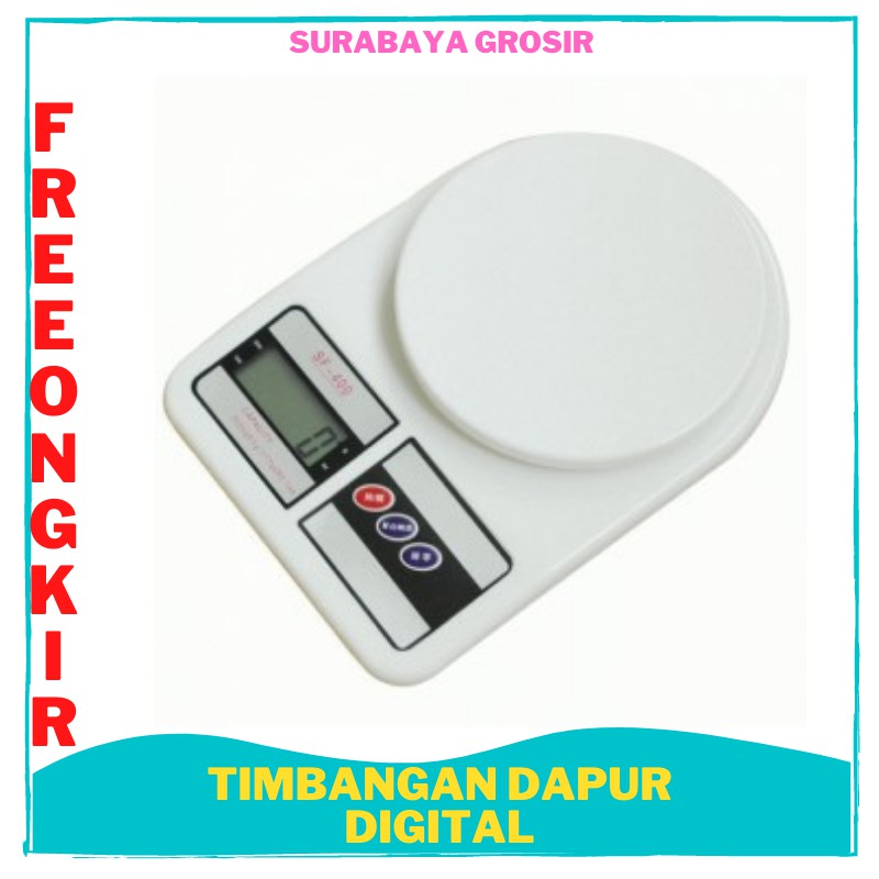 TERLARIS Timbangan dapur digital kitchen scale weight berat snack kue Cookies 5 Surabaya Grosir