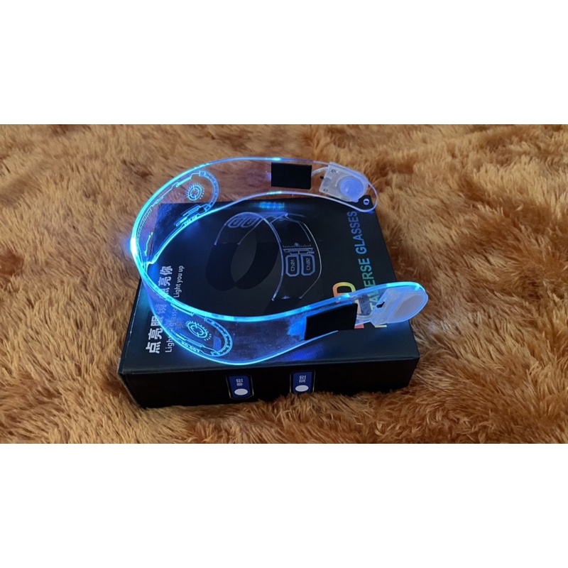 [READY JKT] KACA MATA LED COOL LIGHT TECHNOLOGICAL GLASSES | LED LIGHT TRENDI TIKTOK