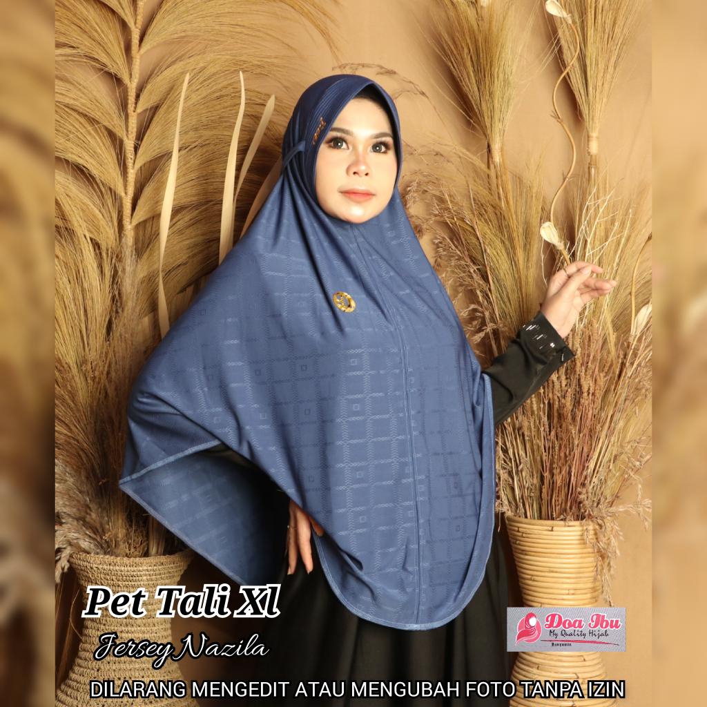 NEW LAGII  JILBAB NAZILA PET TALI XL II HIJAB DOI ORI