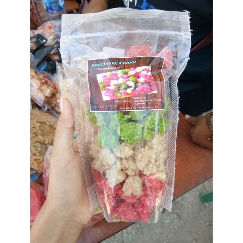 

rangginang cimol asin