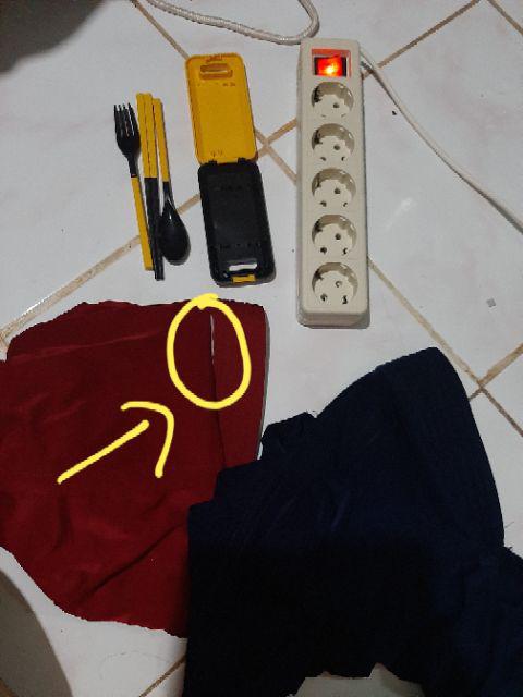 Set Sendok Garpu Sumpit Kotak Alat Makan Lipat Portable