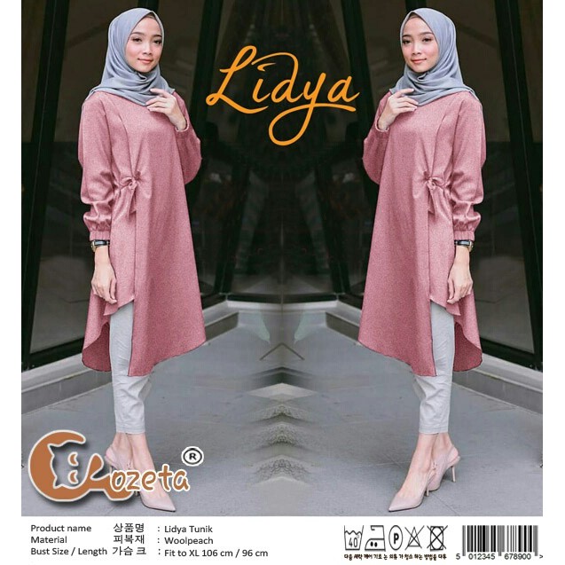 TUNIK LIDYA 4 WARNA