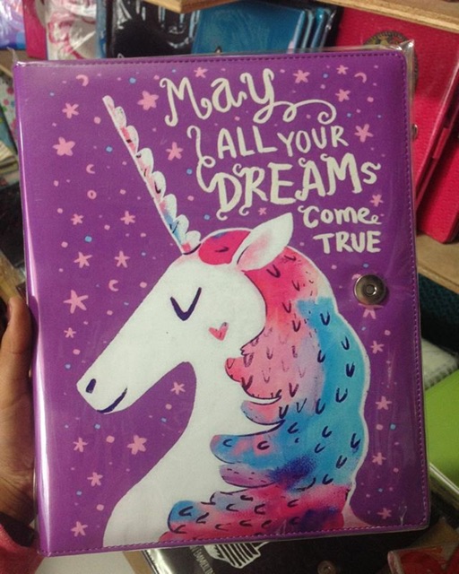 

BINDER PURPLE UNICORN 26ring