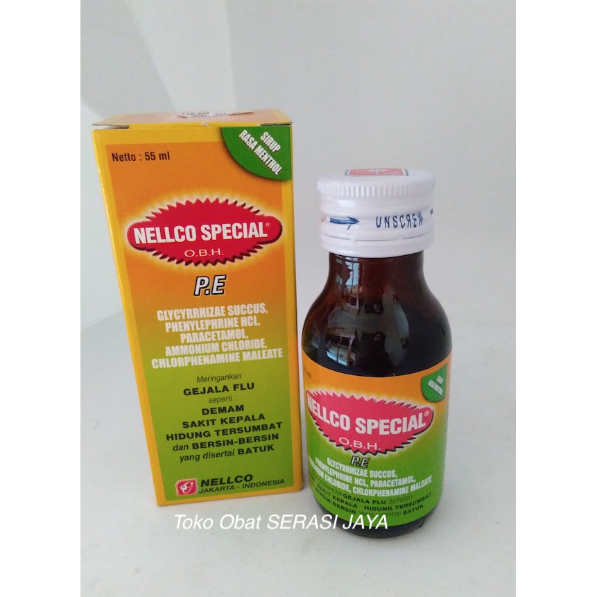 Nellco Special OBH PE Syrup Obat Batuk Hitam Obat Batuk